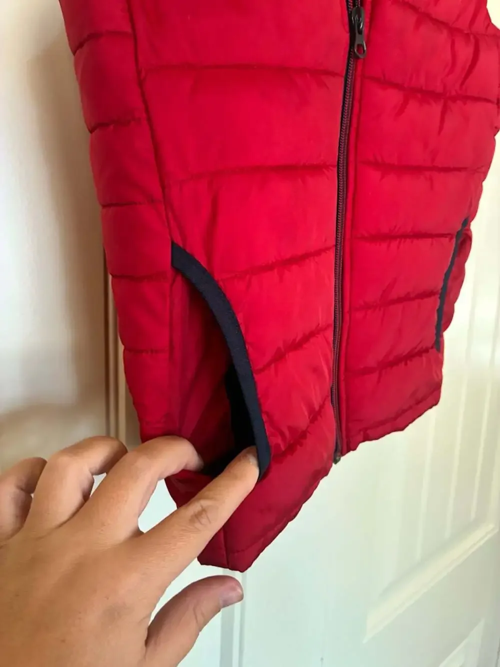 Sonoma Goods For Life Red Hooded Puffer Vest Size 5T Toddler Boy
